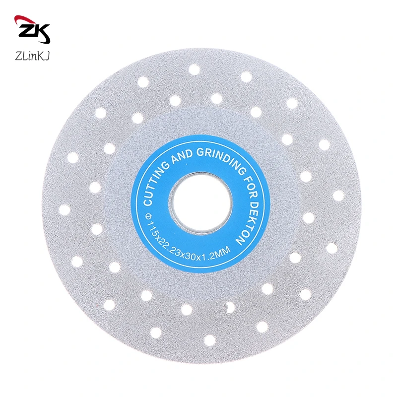 

1 шт. угловая шлифовальная машина, шлифовальный круг, пильное полотно, режущий диск для точилки, фарфоровая плитка, мрамор, гранит, диаметр 115 мм