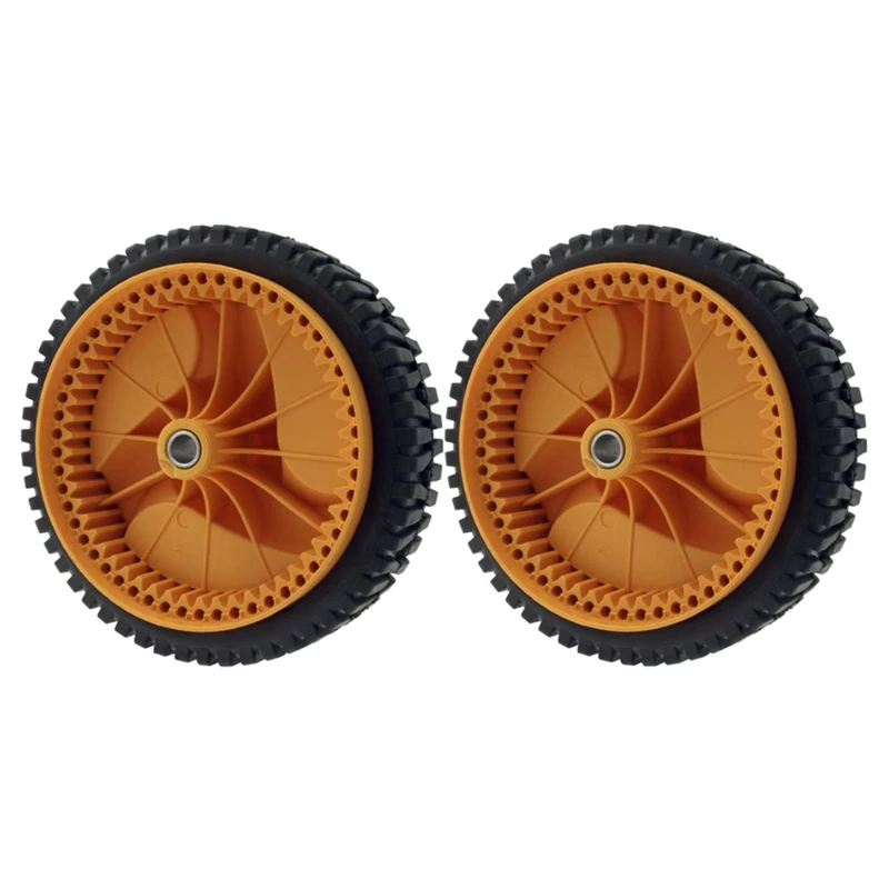 2X 196 MM Lawn Mower Wheel For Husqvarnaa For Mcculloch 5324025-67, 5324029-36, 532402567, 532402936