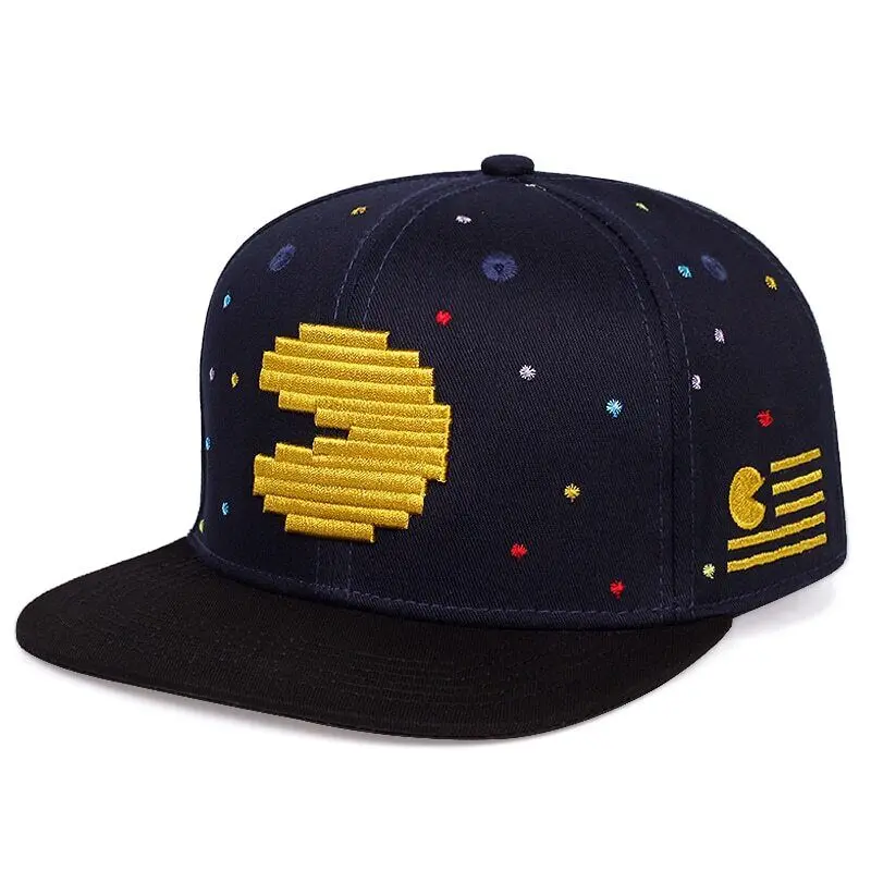 

Baseball Cap Hip-hop Personality Cartoon Embroidery Wild Hat Outdoor Sports Caps