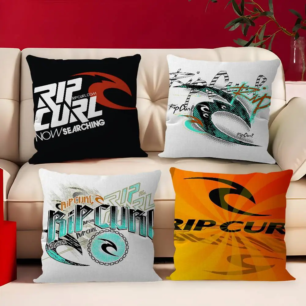 R-Rip C-Curl Logo Personalized Pillow Dust Cover Bedroom Kids Party Decoration Pillowcase Birthday Children Gift