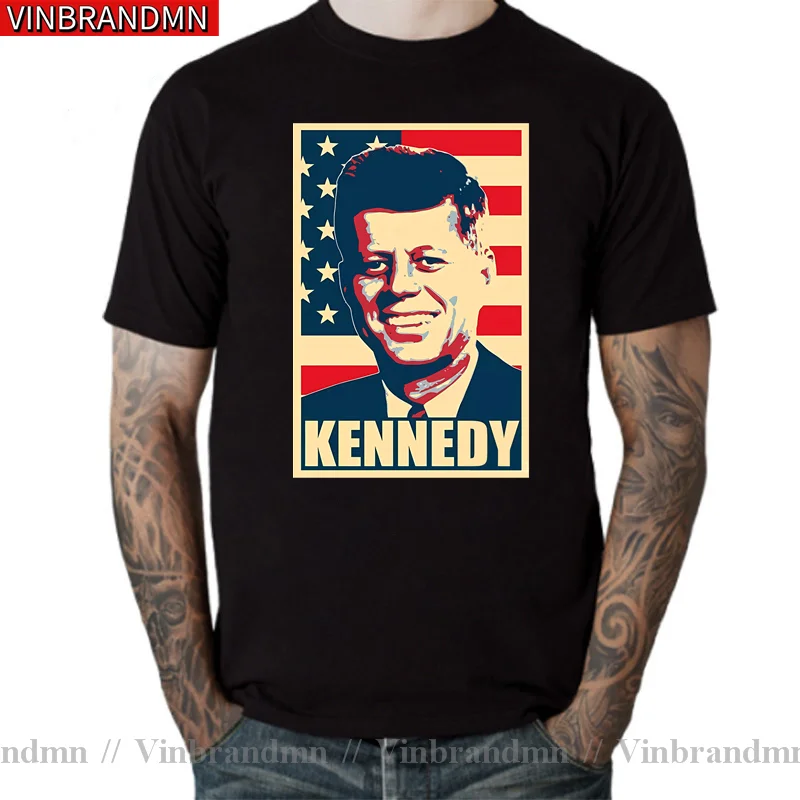 Vintage John F Kennedy Still My President American Banner T-Shirts Retro History And Politics Propaganda Poster T Shirts for Men