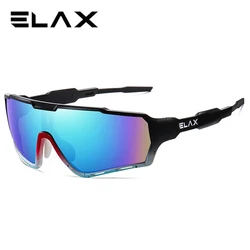 ELAX Brand New Sunglasses Men Women Sun Glasses Fishing Eyewear UV400 Cycling Hiking Baseball Softball Outdoor Sport Goggles