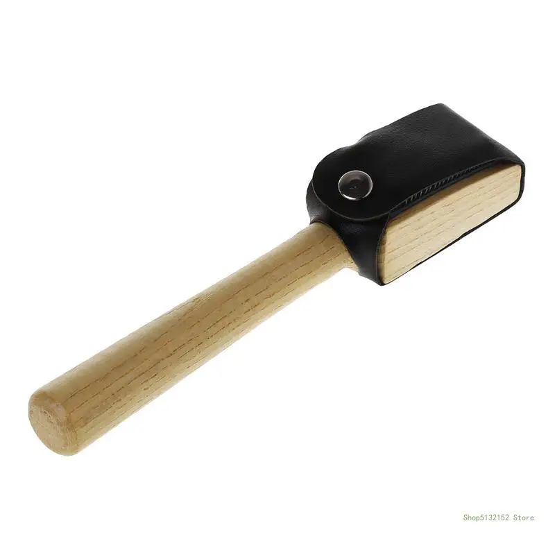 QX2E Ballet Dance Shoe Wire Brush PU Protector Cover Handle Ballroom Suede Soles Latin Dance Shoe Cleaning Brushes