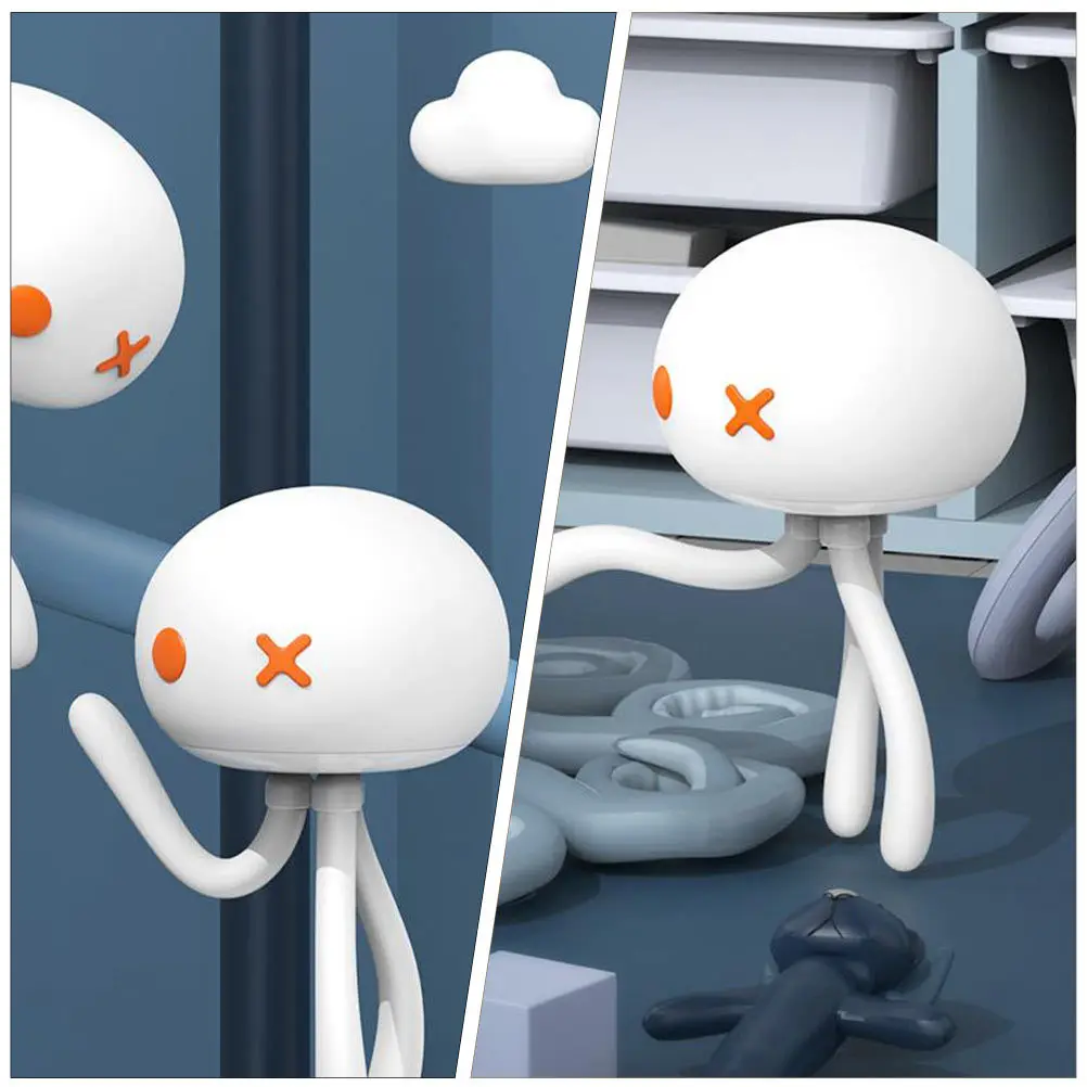 

Portable Nursing Lamp with Jellyfish Design Soft Glow Night Light for Feeding Rechargeable Desktop Lamp for Home Hotel