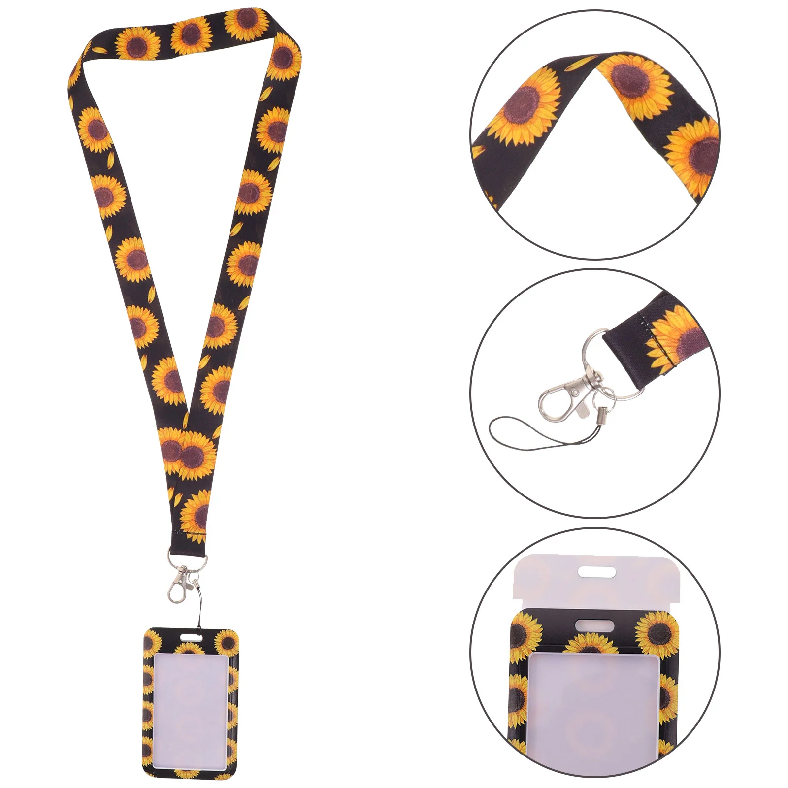 Bus Card with Lanyard Child Lanyards for Keys Anti-scratch Case Polyester Conference Badge Holders