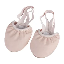 CLYFAN zapatillas de gimnasia rítmica para mujer, zapatos de punta de baile de Ballet de cuero, Media suela