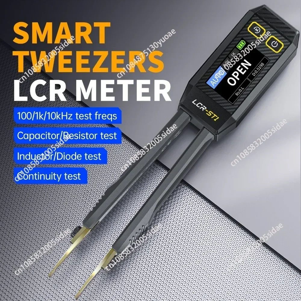 Digital LCR Tweezers Precise Electronic Component Analyzer Tester Resistance Capacitance Diode Tester Meter