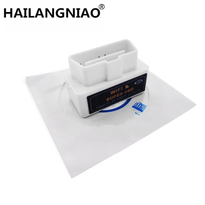 أداة تشخيص السيارة Super Mini WIFI ELM327 ElM 327 Wi-Fi V1.5 Obd2 II واجهة الماسح الضوئي Obd 2 تدعم Android/iOS/Windows