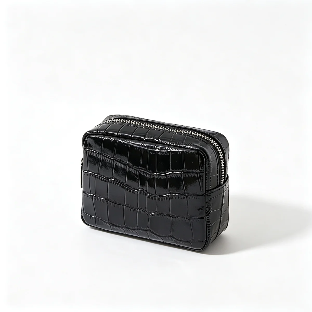 Echtes Leder mit Krokodilprägung Damen-Münzbörse Lippenstifthalter Kopfhörer-Schlüssel-Organizer Clutch Ausweiskartenetui Kosmetiktasche – Detail 26