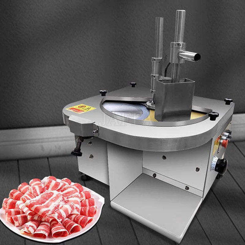 Multi-functional Meat Slicer Vertical Automatic Stainless Steel Meat Slicer Commercial Fat Beef And Mutton Roll Slicer