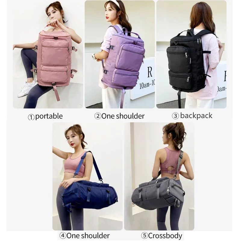 AOTTLA Women\'s Backpack Travel Bags Multi-function Large Capacity Shoulder Bag Luggage Handbag New Men Sports Bag Crossbody Bags