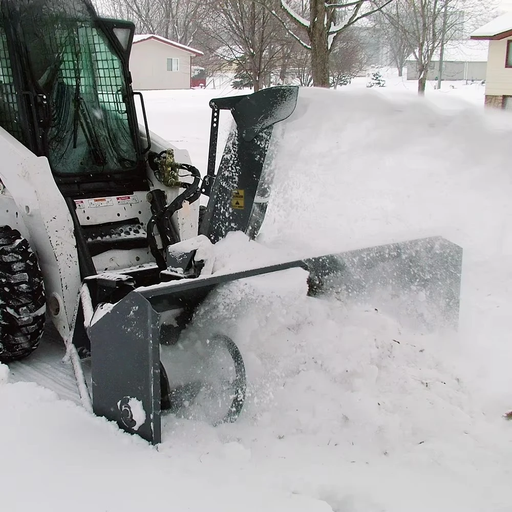 Skid Steer Loader Snow Blower