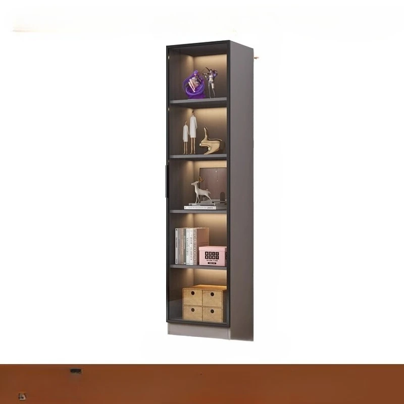 

Floor to ceiling shelves, home living room display cabinets
