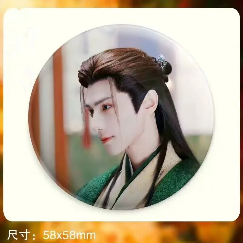 Luo Yunxi ปุ่มโลหะน่ารักจนถึงจุดสิ้นสุดของดวงจันทร์ Taijing คอสเพลย์เข็มกลัดตัวการ์ตูนผู้ชายผู้หญิงปกหมุดเครื่องประดับ