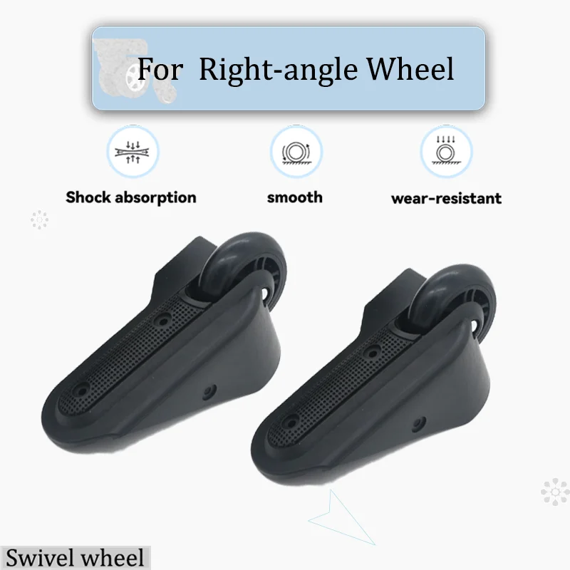 

For Durable Front Luggage Wheel Sets Universal Replacement Fixed Luggage Wheel Sets Straight-running Castors