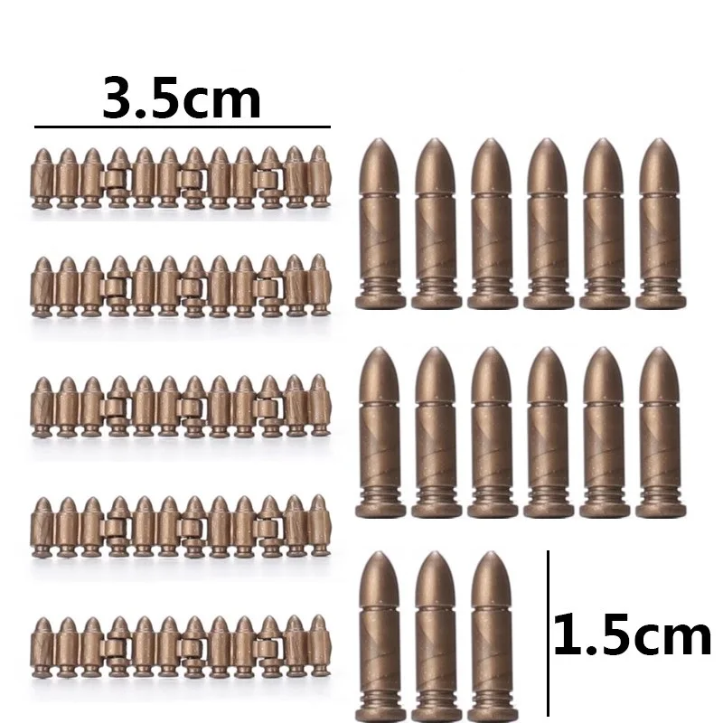 MOC WW2 Militär Arme Shell Kugel Armee Zubehör Soldat Figuren Militär Munition Box Bausteine Ziegel Montage Spielzeug – Detail 4