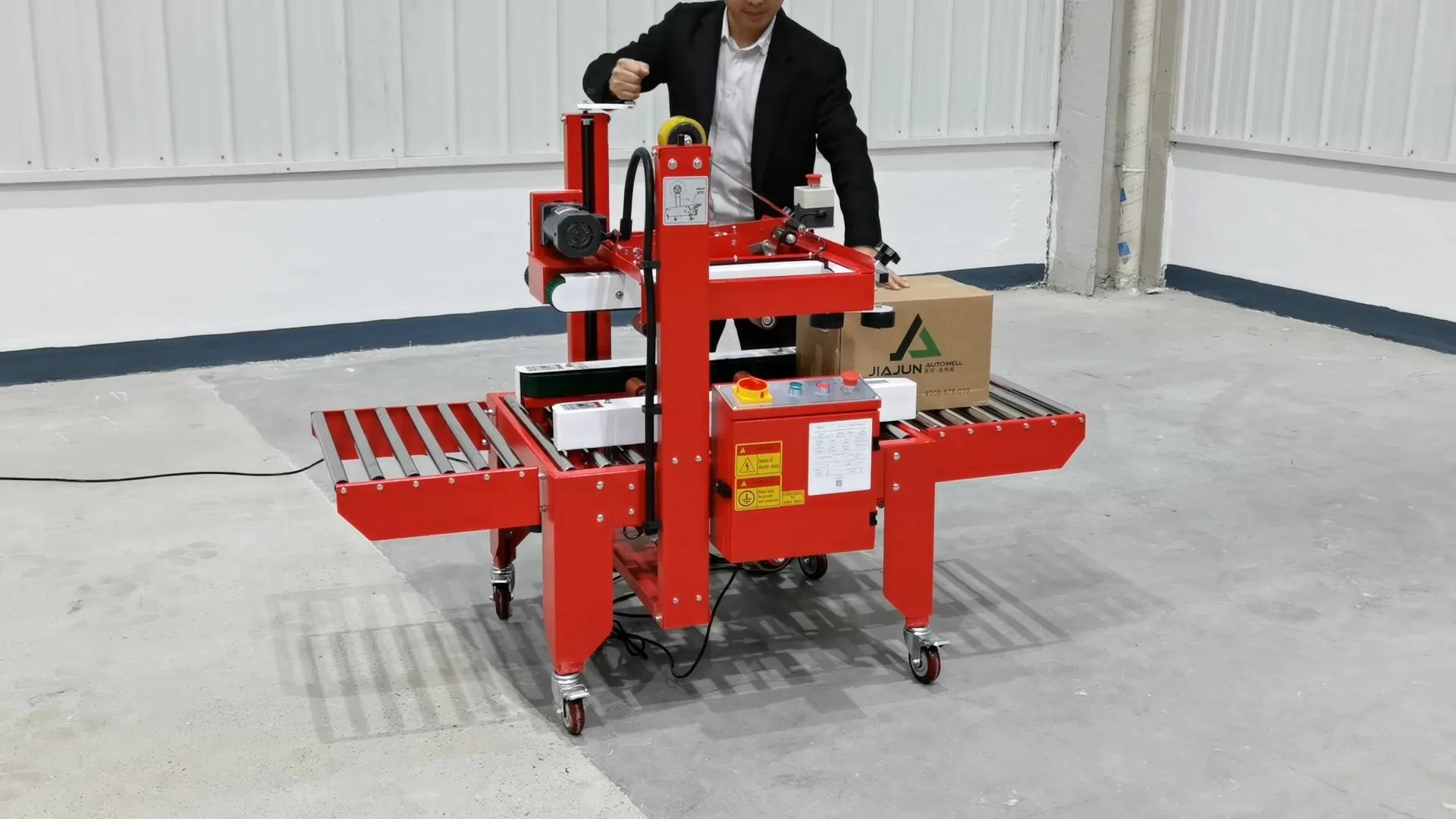 Automatic High Speed Carton Sealer Semi Automatic Carton Sealing Machine