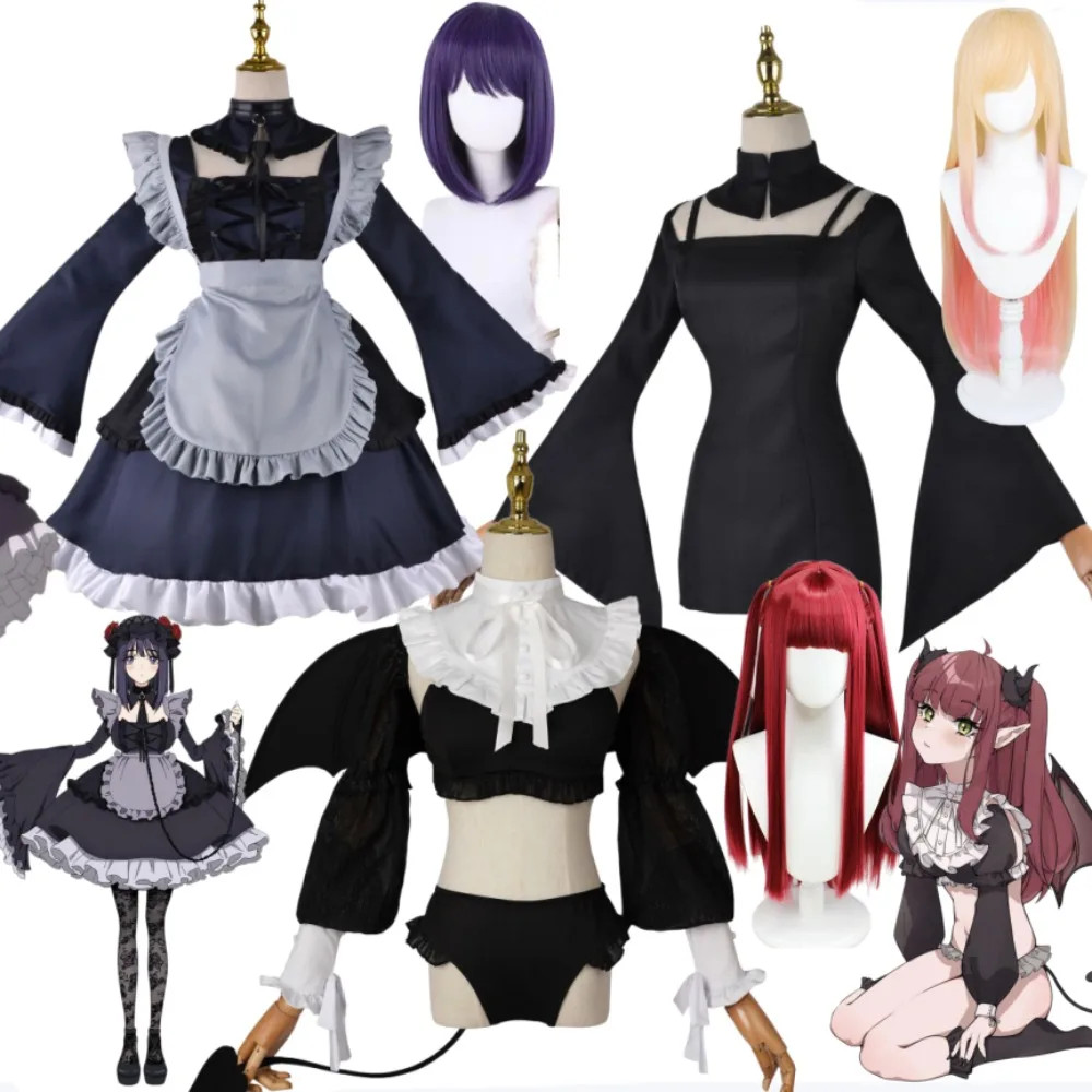 

My Dress-Up Darling Marin Kitagawa Swimsuit Succubus Sajuna Inui Shizuku Kuroe Cosplay Costume Women Halloween Comic Con Outfit
