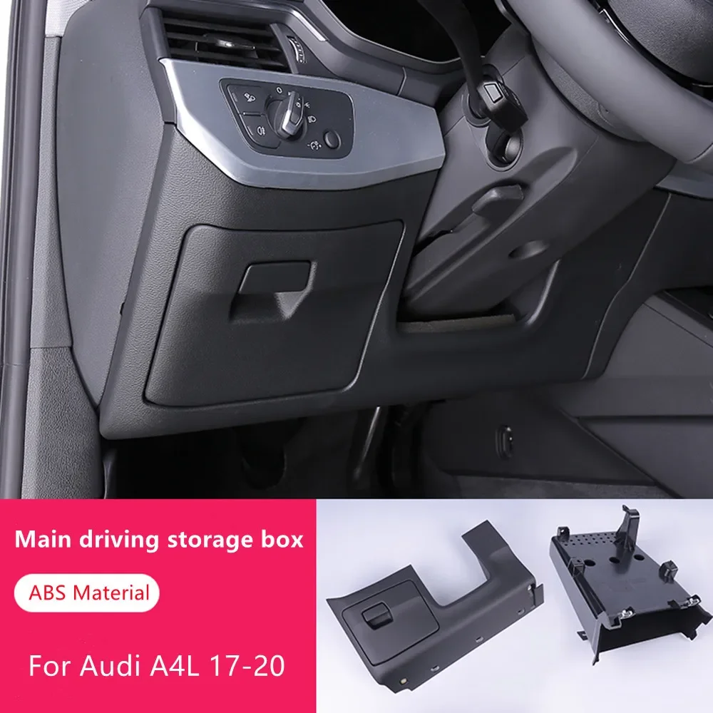 For Audi A4L B9 17-20 special main driving storage box storage box glove box B9 interior high-fitting accessories modification