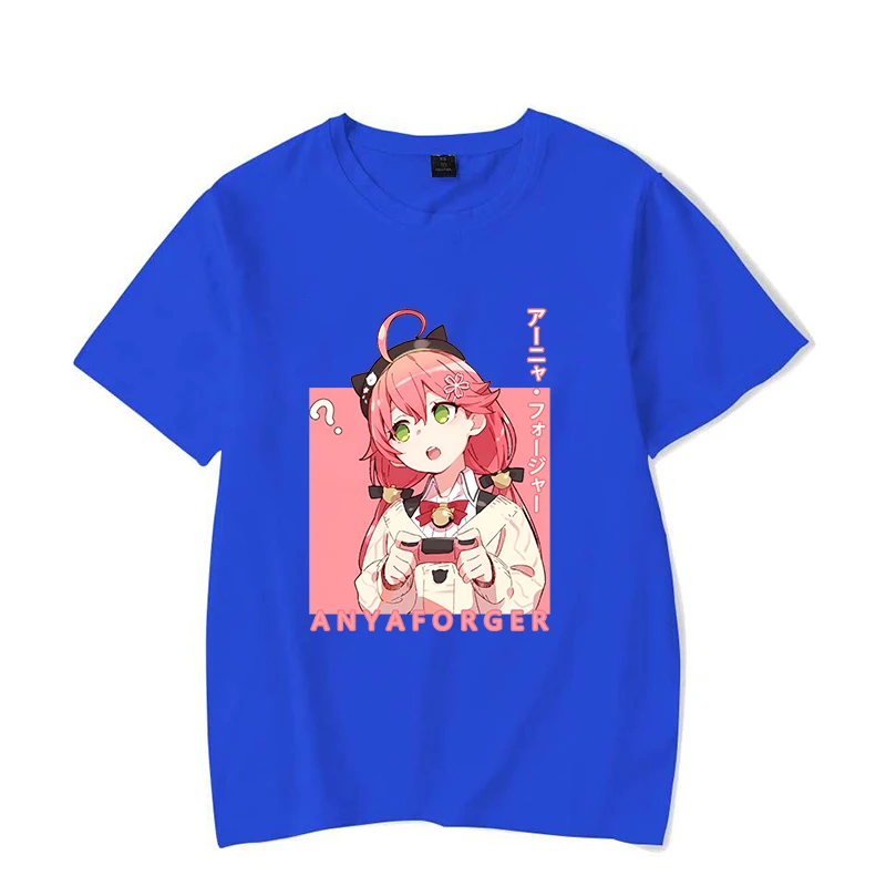 New Cute Anya Forger Printed T Shirts Women Fashion Y2k Casual Short Sleeve Summer Tops Anime T Shirt