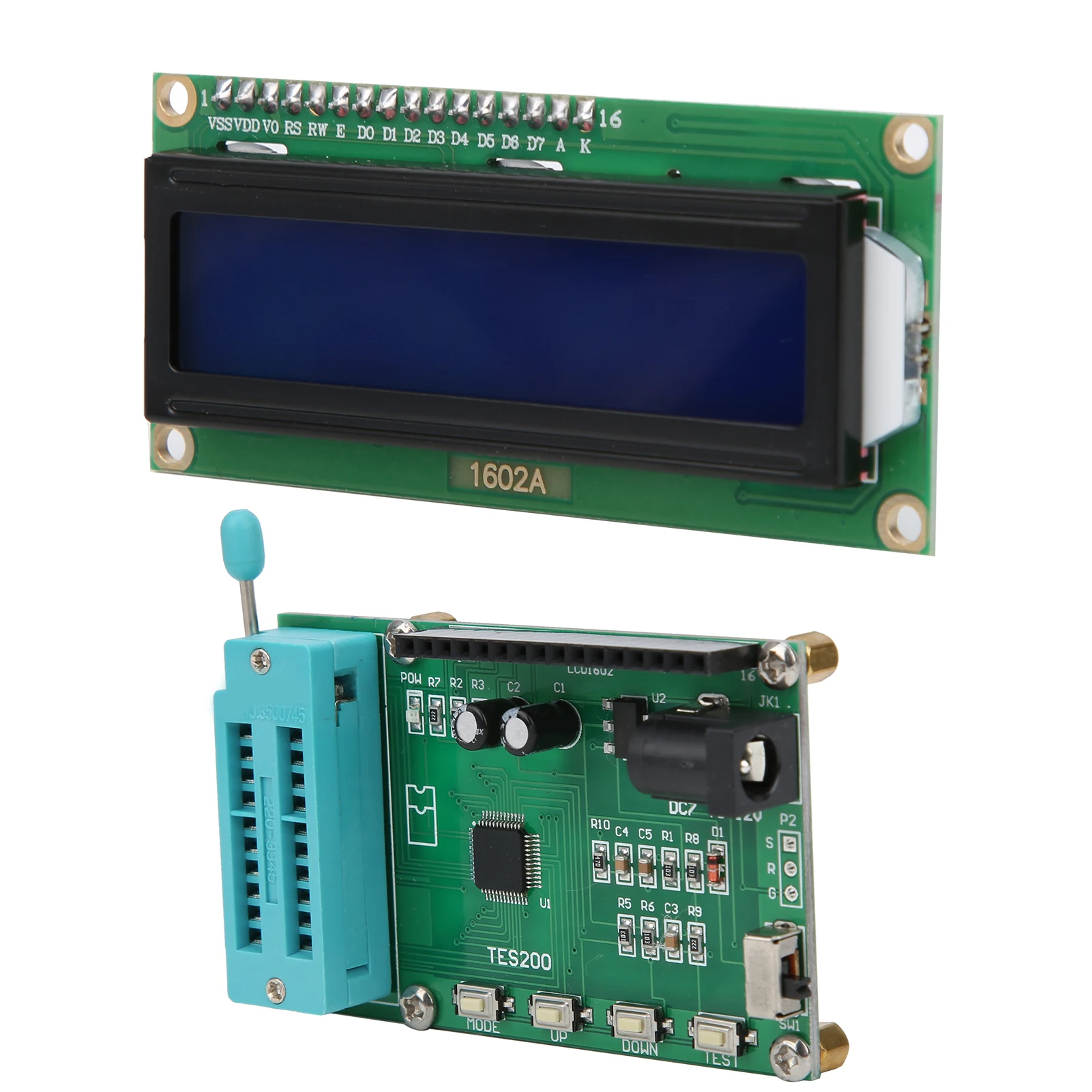 المكونات الإلكترونية IC تستر الرقمية متر 74 40 45 سلسلة lC المنطق بوابة مكونات إلكترونية DC7-12 فولت IC تستر مقياس رقمي #2