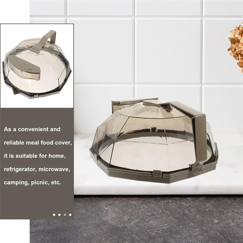 

AONEQ-Microwave Food Cover Clear Heating Insulation Cover For Keeps Microwave Oven Clean
