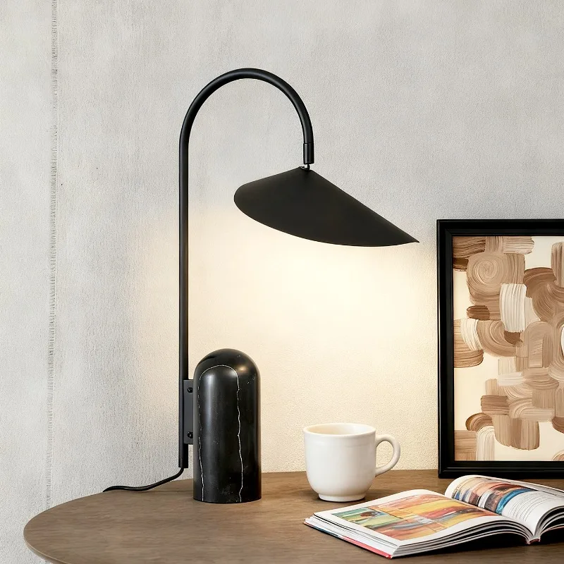 Denmark Minimalist Marble Table Lamps Bedside Bedroom Living Room Reading Desk Ambient Design Decorative Minimalist Floor Lights