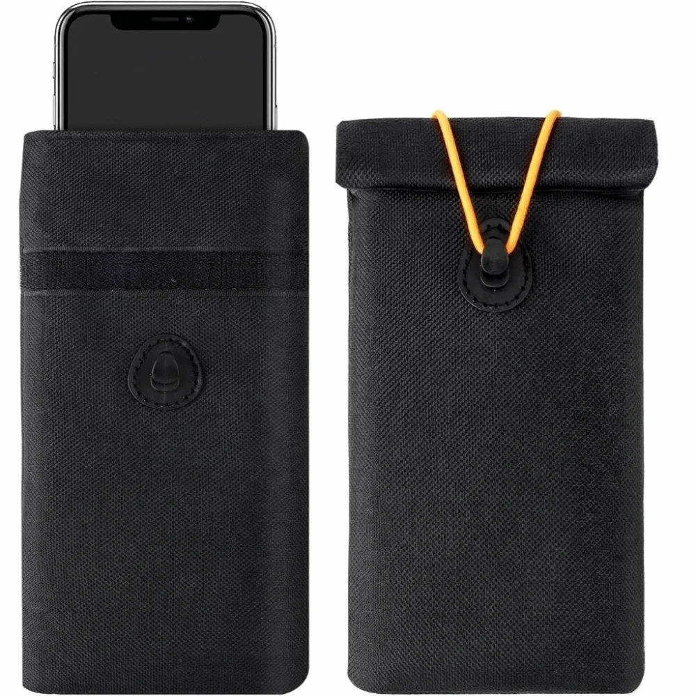 RFID Signal Blocking Bag Wear-resistant Durable Phone Pouch Privacy Protection Folding Anti-Theft Key Fob Protector