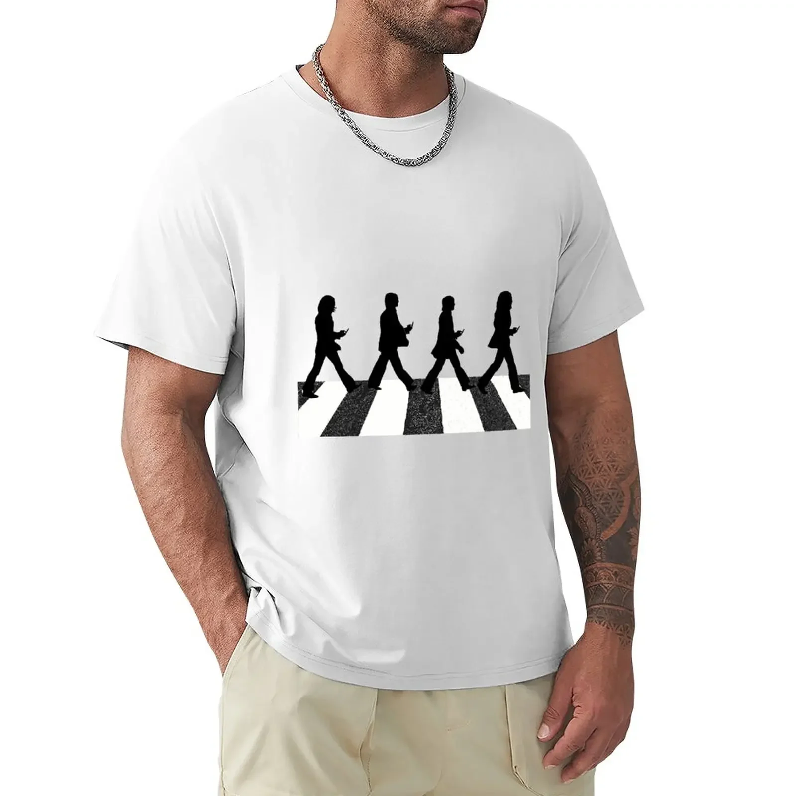 

The Sheeples at Abbey Road T-Shirt summer clothes blanks summer tops kawaii clothes t shirts for men pack