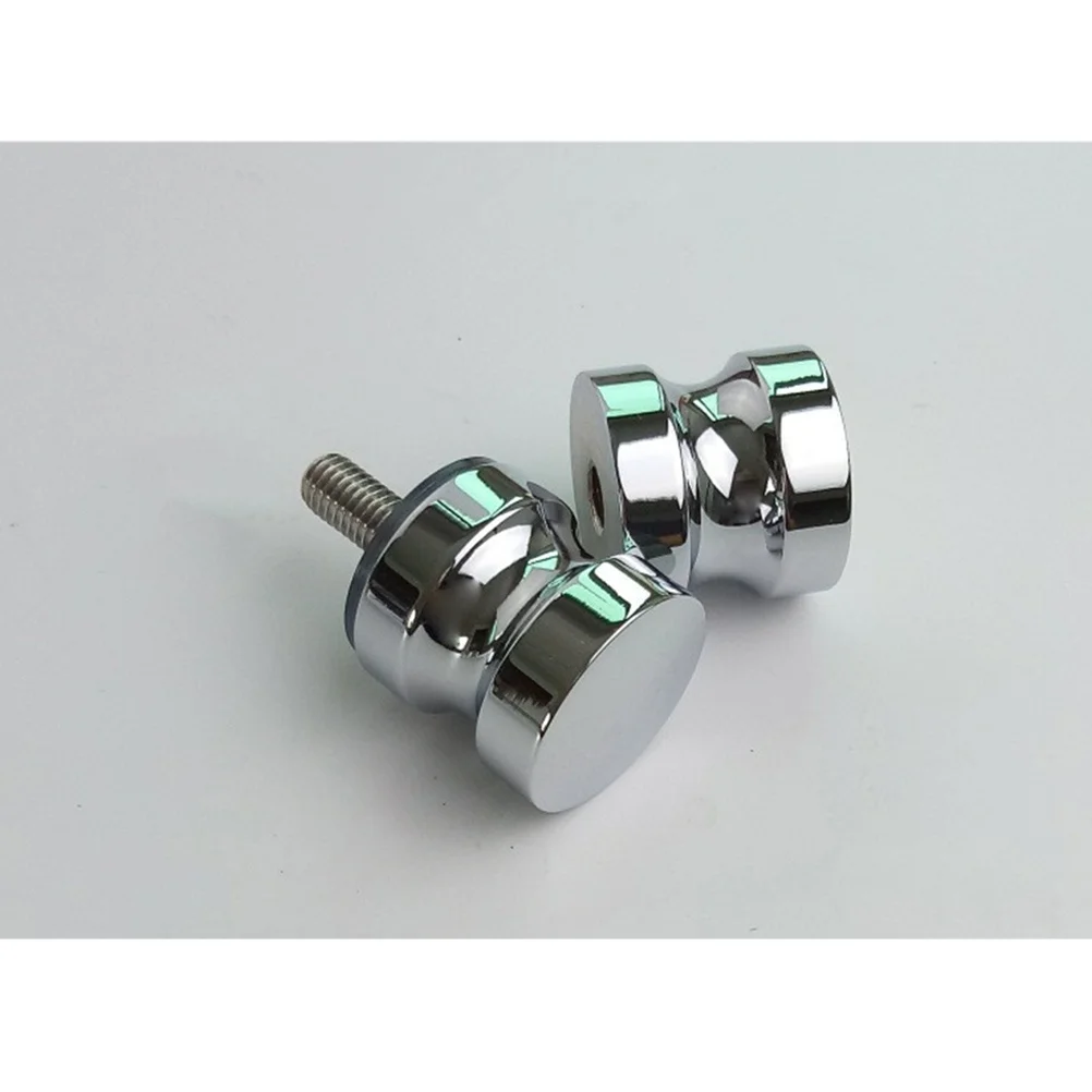 

Cabinet Pull Handle Rust-Proof Smooth Round For Bathroom Glass Door Home Office Steel Handle