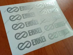 For 10x 76mm ENKEI Alloy Wheel Rim Spoke Decal Sticker  Evo Tarmac