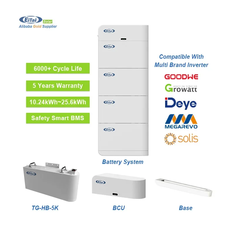 EITAI 20Kwh Lithium Battery 25Kwh 50Ah High Voltage Lithium Battery With Growatt