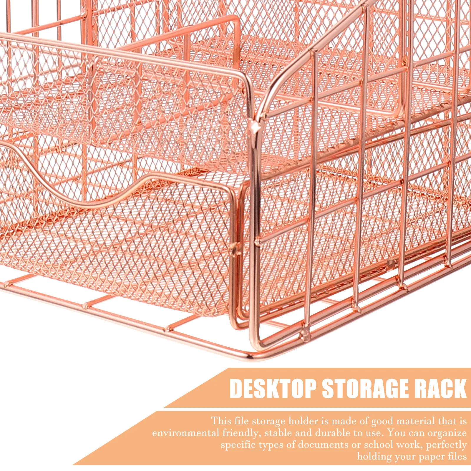 

1 шт. Офисная корзина для хранения, вместительная полка для файлов, настольный органайзер для документов, подставка для студенческих документов