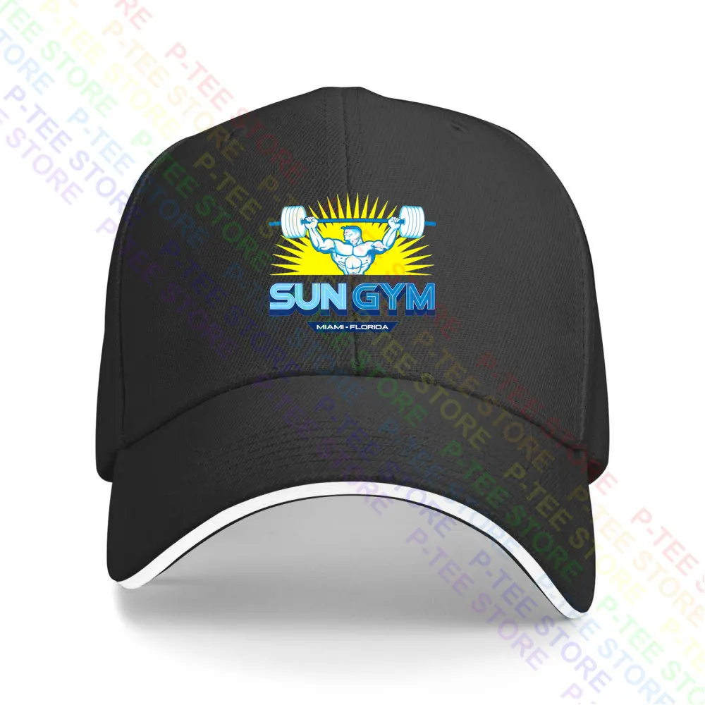 Pijn En Gain Sun Miami Gym De Rock Baseballpet Snapback Caps Gebreide Emmerhoed