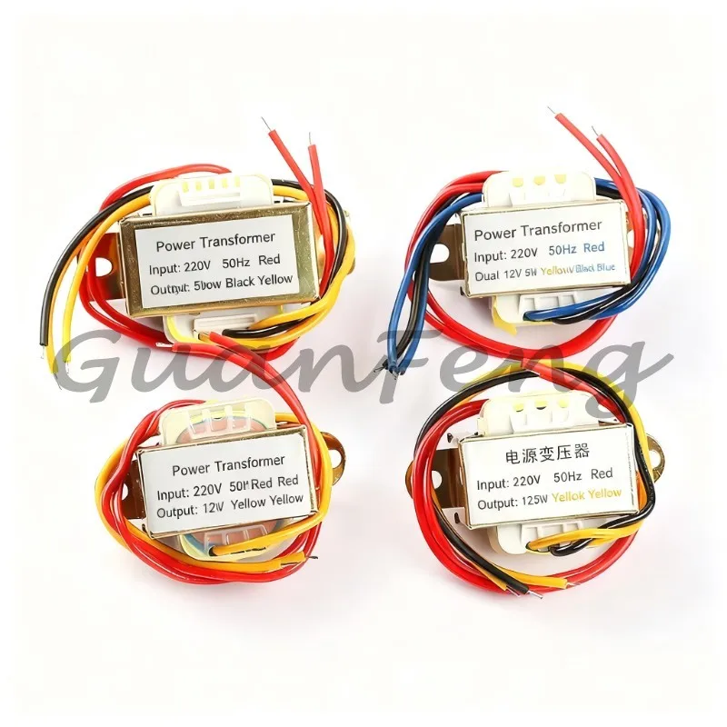 AC Power Supply Transformer 3W 5W 10W 30W 50W, 220V to Single & Dual Output 6V/9V/12V/15V/18V/24V