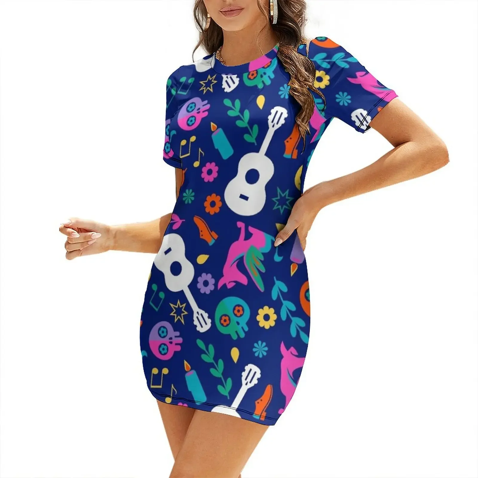 

Mi Familia Short-Sleeved Dress luxury women's party dress evening prom evening dresses ladies birthday dress
