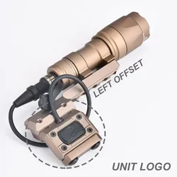 WADSN – MINI lampe de poche en métal M300 Surefir M300A, avec interrupteur modbutton, lumière pour arme Airsoft, fusil de chasse, lanterne