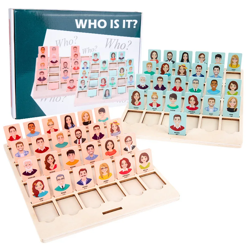 Family Guessing Games Guess Who Am I Classic Board Game Toys Memory Training Parent Child Leisure Time Party Indoor Games