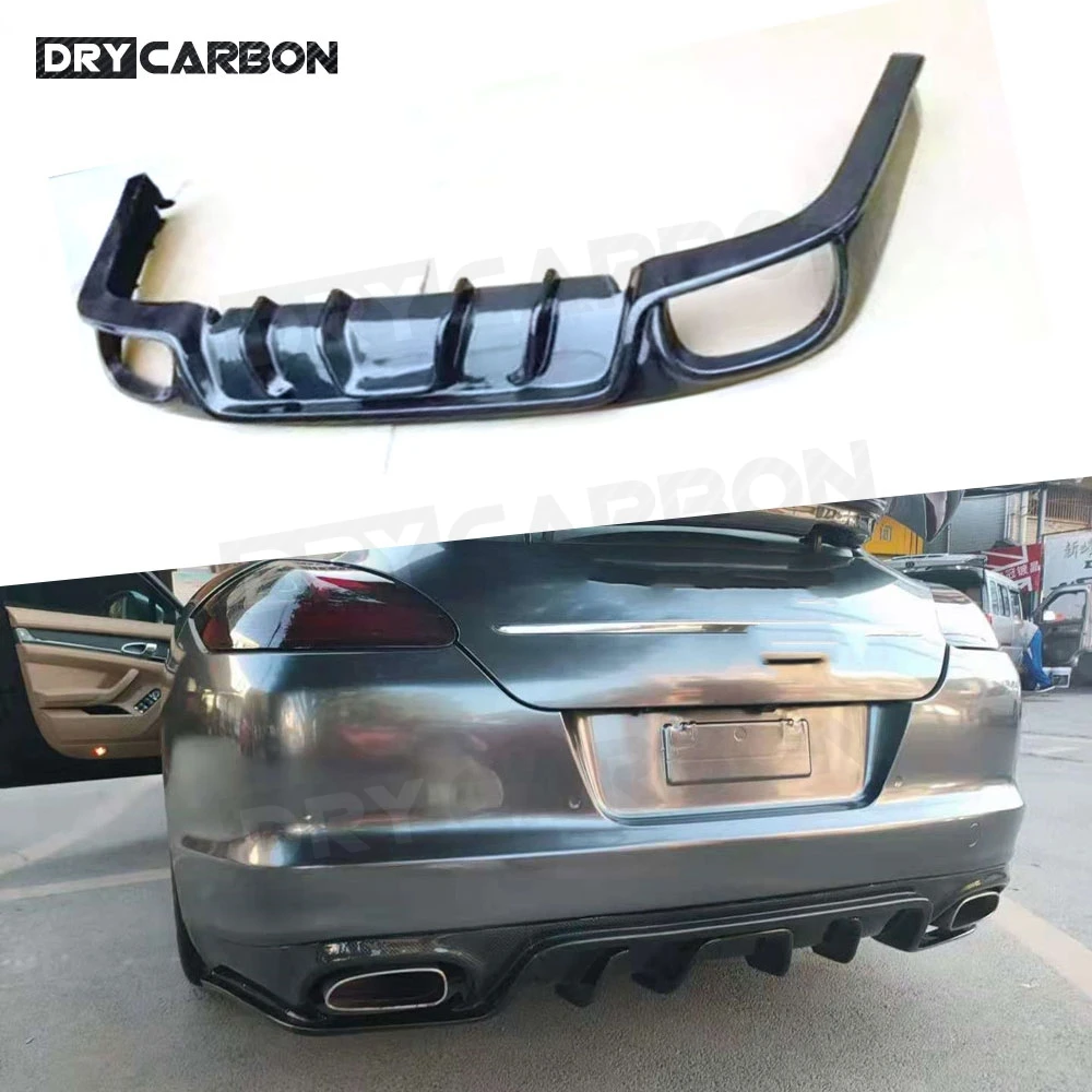 

Carbon Fiber Rear Bumper Lip Diffuser Spoiler for Porsche Panamera 970.1 2010-2014 Car Styling FRP