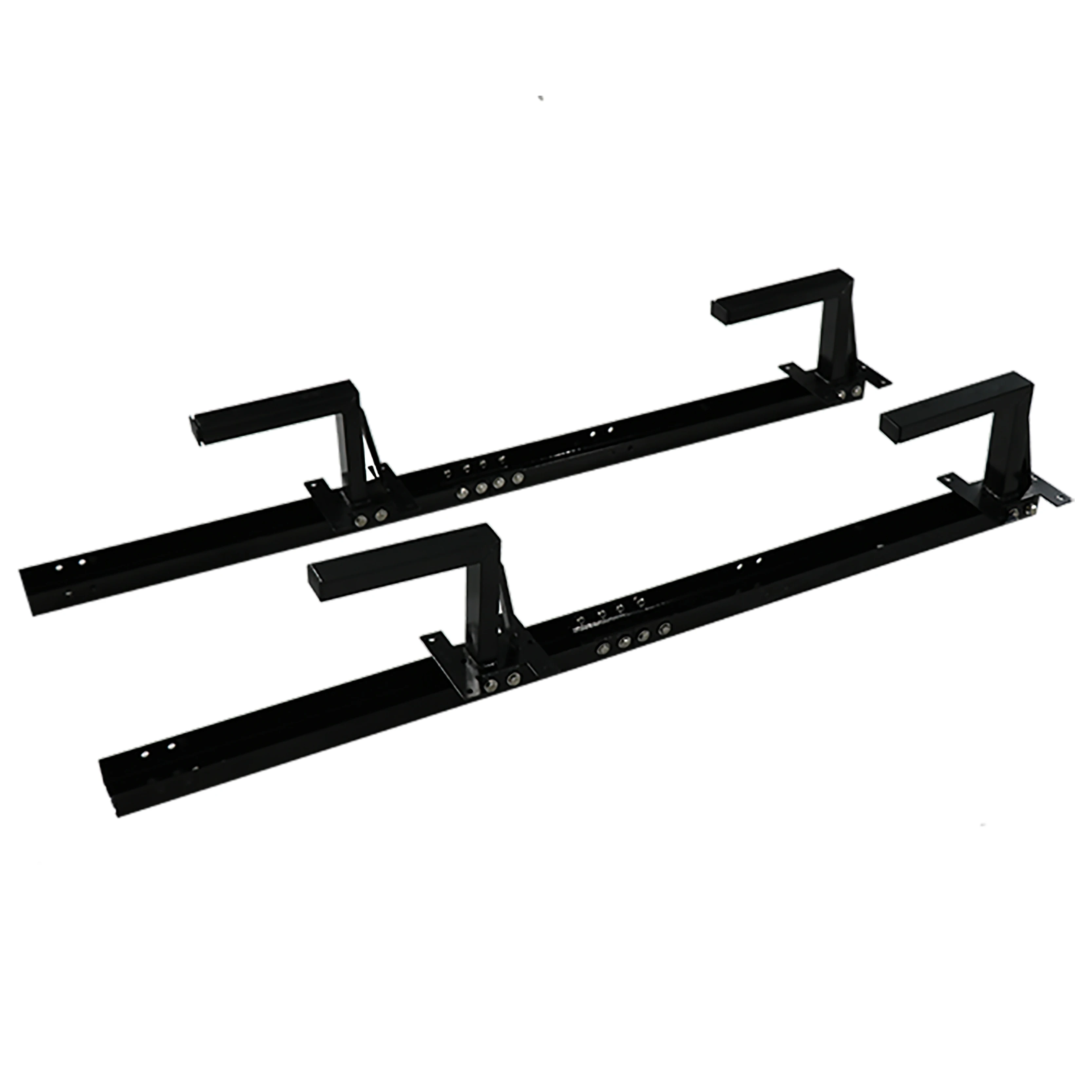 제조업체가 제공하는 블랙 스틸 자동차 루프랙 트레일러 사다리랙 밴용