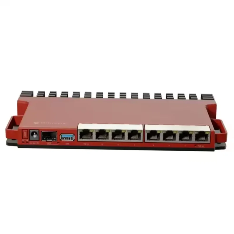 حار بيع Mikrotik L009 لوحة التوجيه L009UiGS-RM فعالة من حيث التكلفة تستخدم للتطبيقات الخارجية جدار الحماية VPN QoS وظائف الأسهم