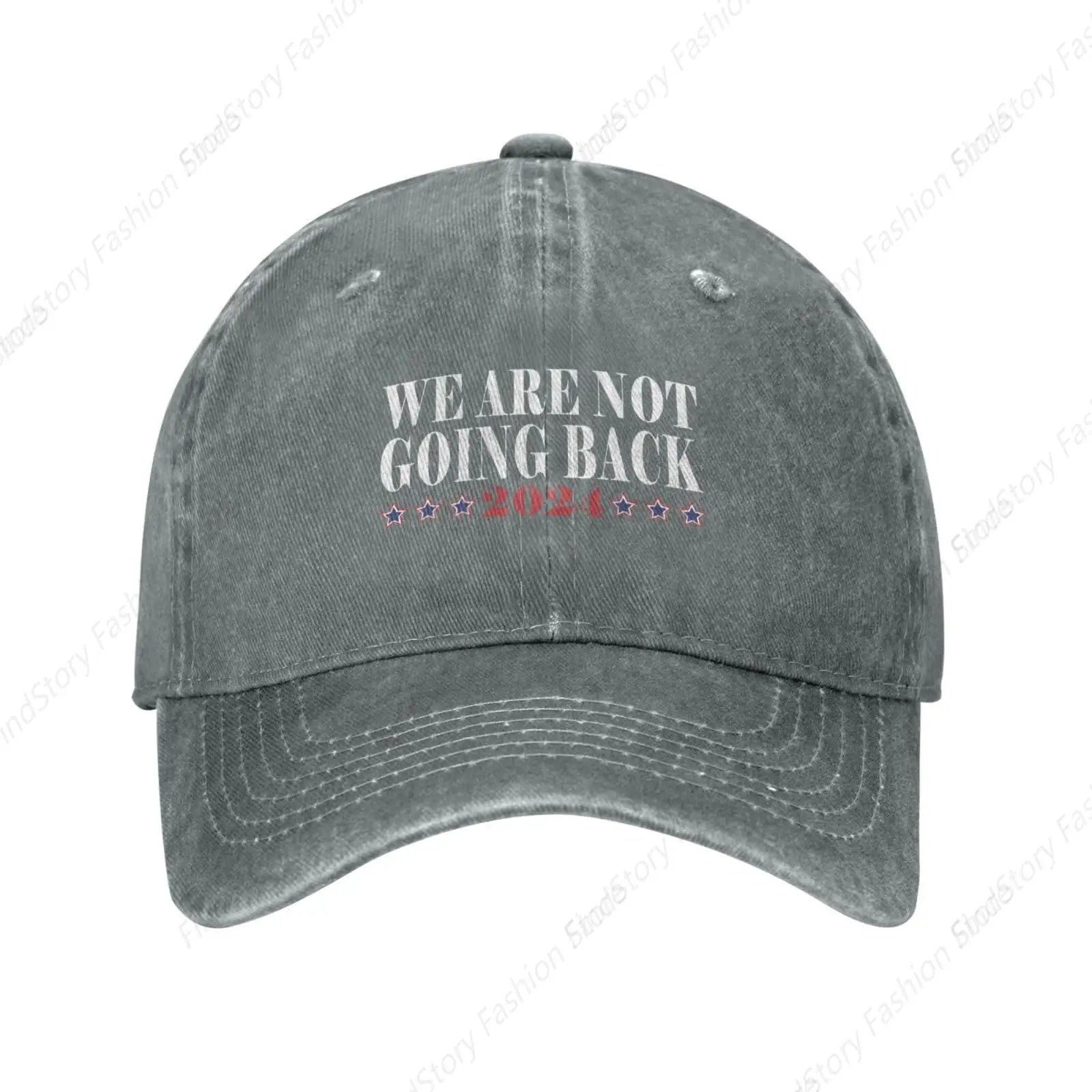 

We're Not Going Back Baseball Cap Trucker Denim Golf Dad Hat Cotton Adjustable Fishing Daily Outdoor Sports Travel All Seasons