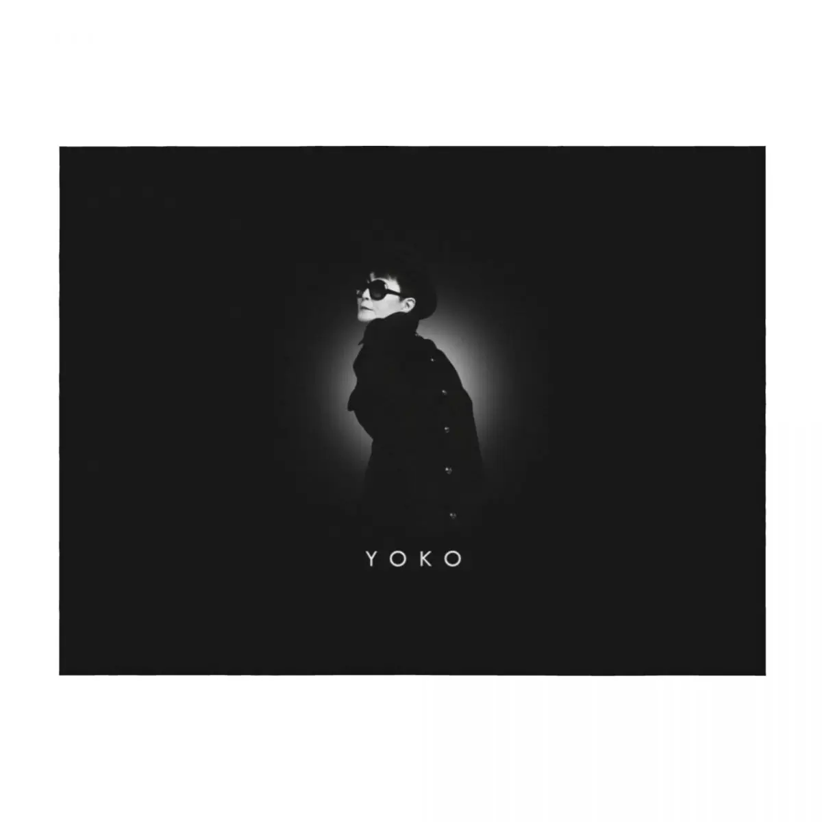 

Yoko Ono Throw Blanket Travel Hairys Comforter Polar Blankets