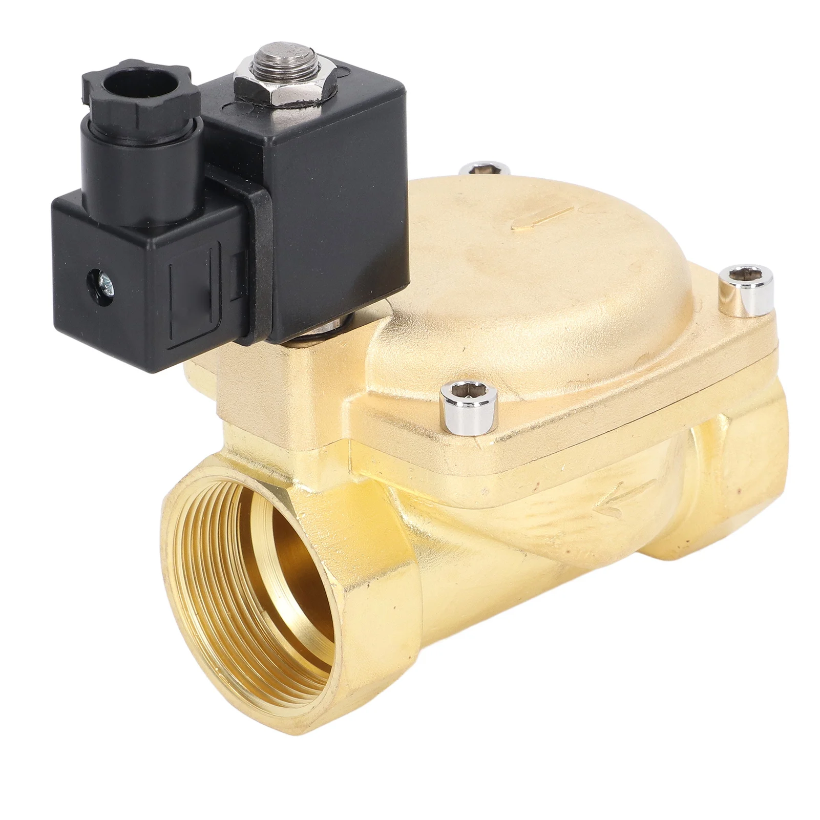 Solenoid Valve Brass Normally Closed 2 Position 2 Way High Pressure G2in for Air Water