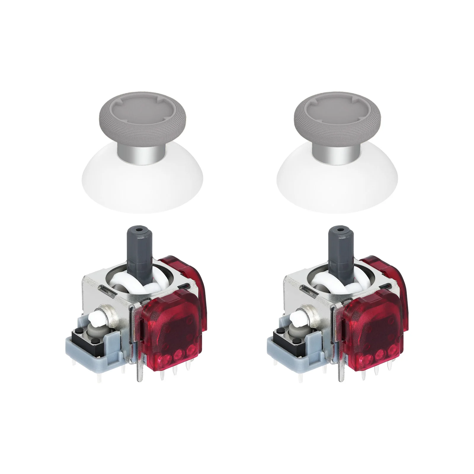 RS13 Gen3 vervangende joystick met hoekmechanisme voor PS5, anti-drift, hoge precisie (2 stuks, zonder joystickkap).