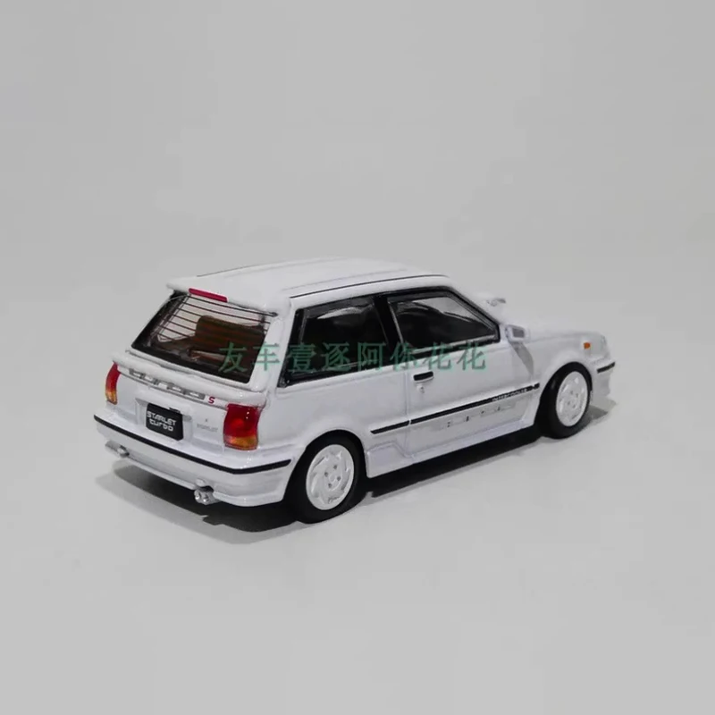 BM 1:64 Scale 1988 Starlet Turbo-S EP71 Alloy Simulation Car Model