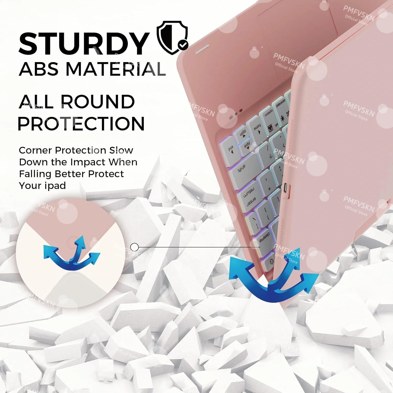 حافظة لوحة مفاتيح سحرية 360 لجهاز iPad mini 6 7 8.3 "6th 7th Gen غطاء لوحي لجهاز iPad Air 11 13 Air 5 4 11th A16 10th Gen Pro 11 12.9 #5