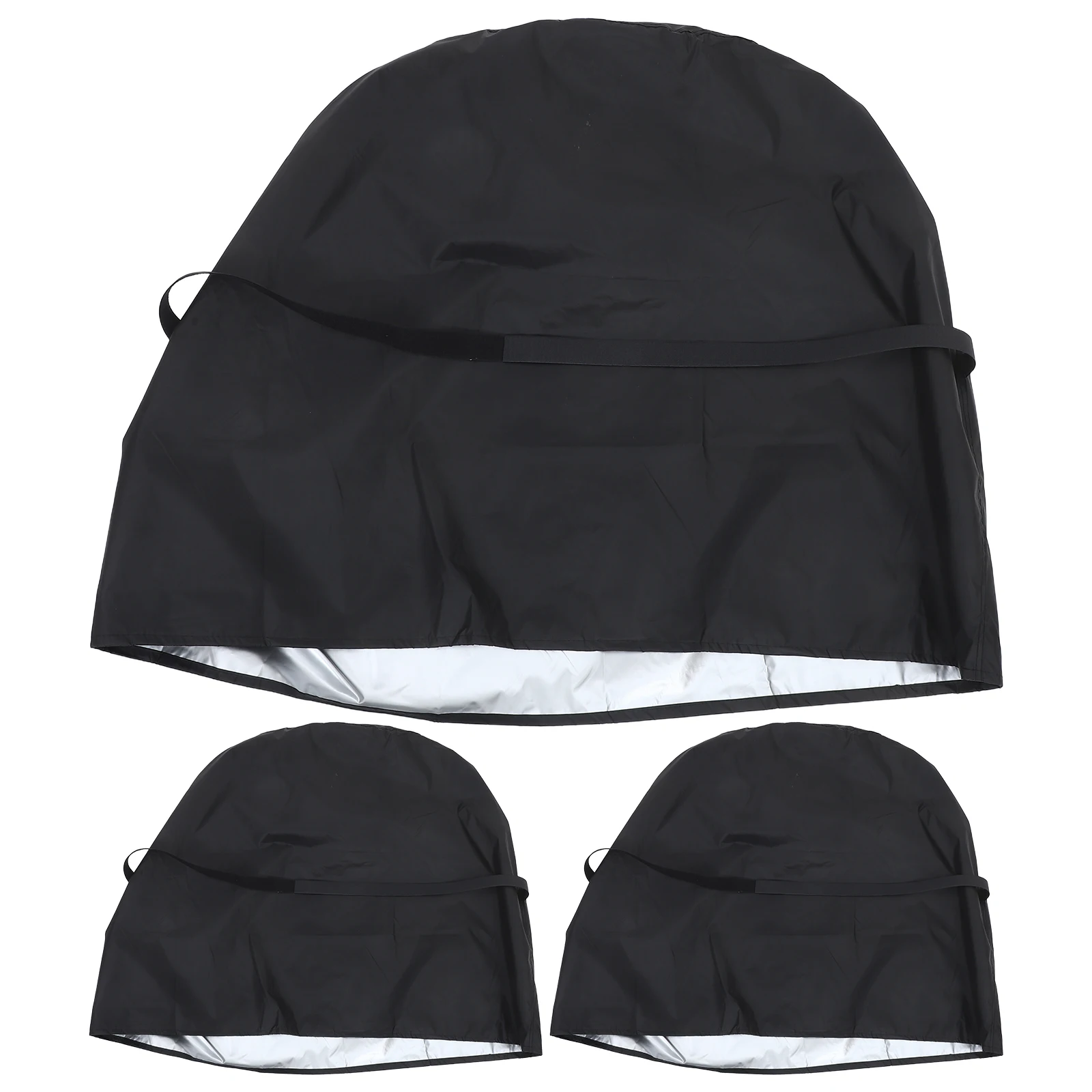 

3pcs Waterproof Drum Cover 37.3X25.5Inch 210D Oxford Cloth For 55 Gallon Outdoor Water Oil Chemical Barrel Dustproof Rain Uv