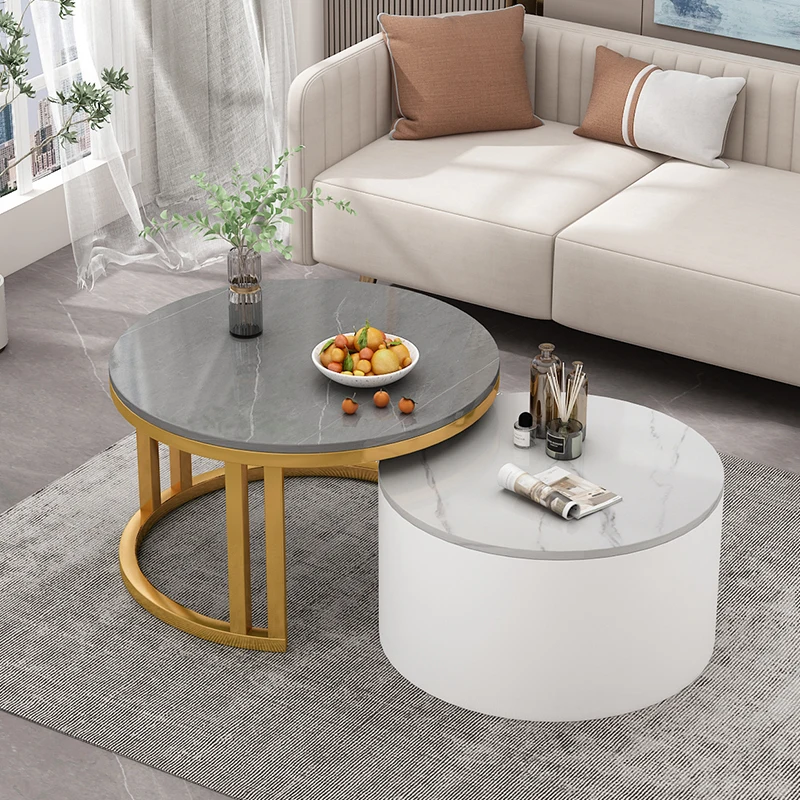 Light luxury modern solid wood small apartment living room coffee table Nordic simplicity