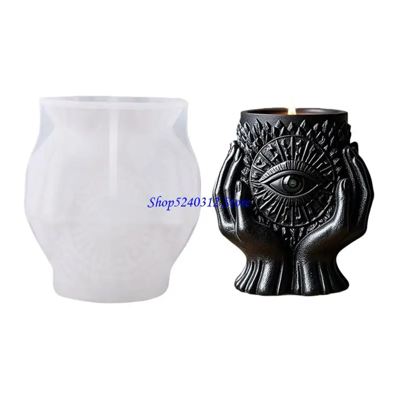 

634C Silicone Protective Eye Planter Mold Great for Handmade Gift and Home Deck Craft